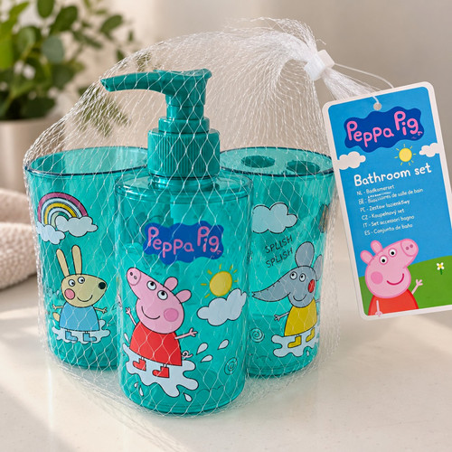 Peppa pig badzubehör set - peppa,