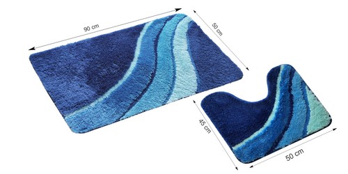 Teiliges badematten set - teiliges,